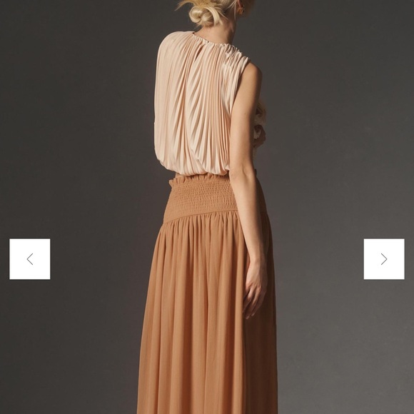 NWT Anthropologie Smocked Maxi Skirt - Picture 3 of 6